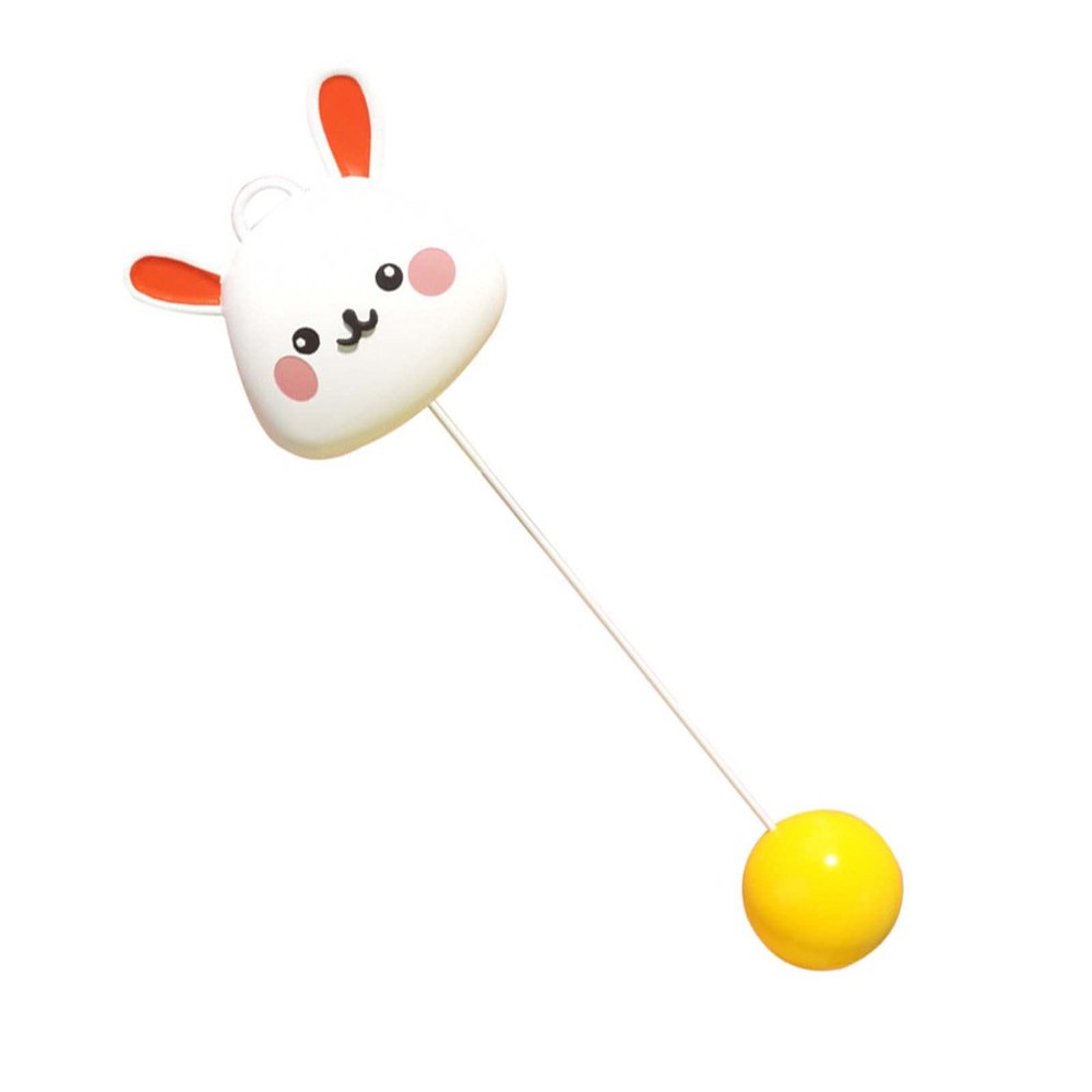 Table Tennis Trainer, Table Tennis Trainer Elastic Shaft Cute Automatic Winding Exercise Coordination Ability for Kids for Self Practice (#2)