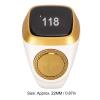 Hand Tally Counter Count Clicker, Bluetooth Counter for, 0.49in Screen, Electronic Counting Finger for Sport Casino Event School Training Activities (White) view 3