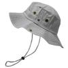 Glory Max Washed Cotton Bucket Hat with Chin Strap Fishing Sun Safari Boonie Cap (as1, Alpha, l, x_l, Gray) view 1