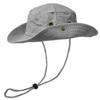 Glory Max Washed Cotton Bucket Hat with Chin Strap Fishing Sun Safari Boonie Cap (as1, Alpha, l, x_l, Gray) view 2
