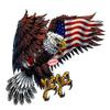 American Eagle American Flag 2023 Decal (UV 48" X 37") view 1