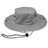 Glory Max Washed Cotton Bucket Hat with Chin Strap Fishing Sun Safari Boonie Cap (as1, Alpha, s, m, Gray) view 3