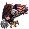 American Eagle American Flag 2023 Decal (24" x 18") view 1