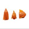 Fishing Line Rattles - 25 Pack - Attractant for Catfish, Striper and More (Orange Bladed Rattle) view 1