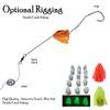 Fishing Line Rattles - 25 Pack - Attractant for Catfish, Striper and More (Orange Bladed Rattle) view 2