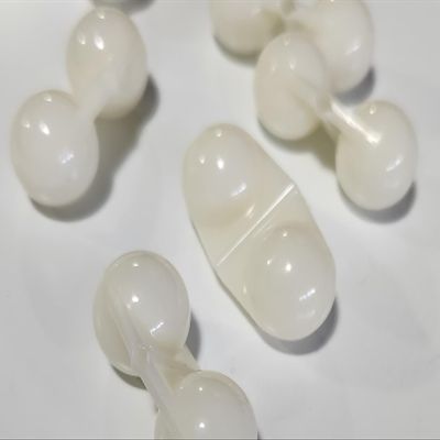 Fishing Line Rattles - 25 Pack - Attractant for Catfish, Striper and More (Standard White Rattle)