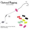 Fishing Line Rattles - 25 Pack - Attractant for Catfish, Striper and More (Standard White Rattle) view 2