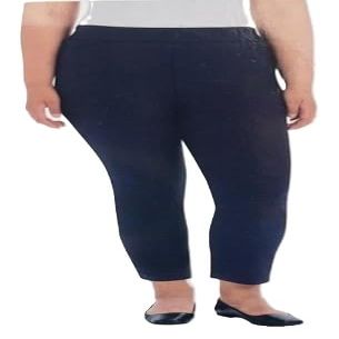 Hilary Radley Ladies' Pull-On Ankle Pants (as1, Alpha, s, Regular, Regular) Navy Blue