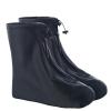 AIRAT Anti-Slip wear-Resistant Thickened Waterproof Shoe Cover Anti-Snow and Dirt-Proof rain Boots for Men and Women on Rainy and Snowy Days with Waterproof Layer rain Shoe Cover Pure Black view 1