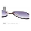 XLUMIO Rimless Sunglasses Women UV400 Ladies Sunglasses Glasses Shades,6,One size view 3