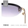 XLUMIO Rimless Sunglasses Women UV400 Ladies Sunglasses Glasses Shades,6,One size view 4