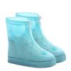AIRAT Anti-Slip wear-Resistant Thickened Waterproof Shoe Cover Anti-Snow and Dirt-Proof rain Boots for Men and Women on Rainy and Snowy Days with Waterproof Layer rain Shoe Cover Dots Light Green