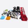 kzalzaci Snowboard Bag Ski Board Bag with Wheels Heavy Duty 180cm Large Capacity 3 Compartments Waterproof for Snowboards, Skis, Boots and All Skiing Stuff (Red) view 4