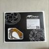 Bicycle brake disc 140mm 160mm 180mm 203mm rotor MTB road bike fold bike cool disc float rotor cable pull and hydraulic disc brake(gold, 160mm) view 2