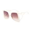 XLUMIO Oversized Butterfly Women's Sunglasses Vintage Gradient Large Sunglasses,6,One size view 1