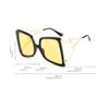 XLUMIO Oversized Butterfly Women's Sunglasses Vintage Gradient Large Sunglasses,6,One size view 2