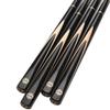 Jian Ying Gen 2-57" 3/4 Jointed Billiard/Pool/Snooker Cue Set with Ebony Maple Butts,Front Face-Spliced Ash Shaft, 9.7mm Tip, and Leather Case view 2