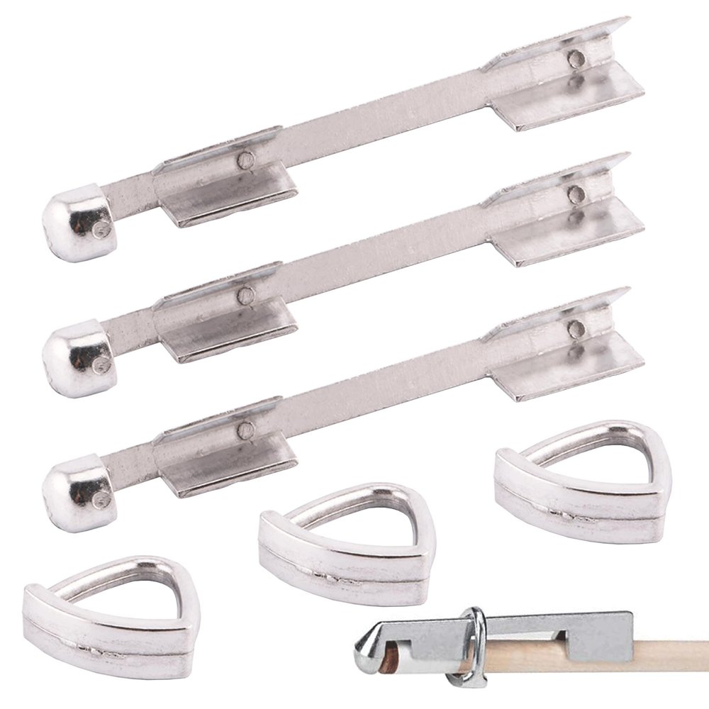 3PCS Billiard Cue Clamp Pool Cue Tip Clamp Billiards Accessories Pool Table Accessories Pool Cue Tips Replacement Kit Stainless Steel Cue Stick Tip Repair Kit for Billiard Table Cue Tips Accessories
