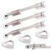 3PCS Billiard Cue Clamp Pool Cue Tip Clamp Billiards Accessories Pool Table Accessories Pool Cue Tips Replacement Kit Stainless Steel Cue Stick Tip Repair Kit for Billiard Table Cue Tips Accessories view 1