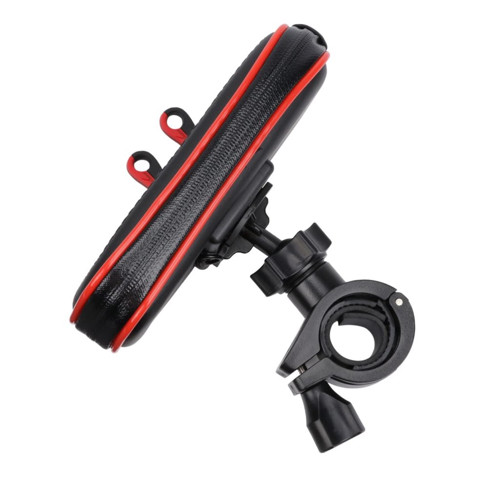 BESPORTBLE Bike Phone Holder Mobile Phone Pouch with Stand for Devices Easy to Install Black Bag for Cyclists for Rainy Conditions