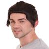 HPO Adult Men's Playboy Billionaire Comic Superhero Wig, Dark Brown Color, Flame-retardant Synthetic Fiber view 3
