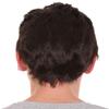 HPO Adult Men's Playboy Billionaire Comic Superhero Wig, Dark Brown Color, Flame-retardant Synthetic Fiber view 4