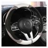 FUERU Car Steering Wheel Cover Set Car Steering Wheel Cover Comfortable Leather Stretch Breathable Car Interior Accessories (Color : 5#) view 1