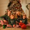 Ekouaer Family Christmas Pajamas Matching Sets Womens Mens Pjs Long Sleeve Sleepwear Holiday Lounge Sets Stripe S view 4