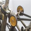 55mm Lightweight Easy Wheels For BROMPTON folding bike GOLD view 2