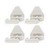 Garosa 4 Set Pontoon Replacement Latch Pontoon Gate Latch Kit Universal Size ABS Square Frame Pontoon Boat Replacement Door Latches with Hardware for 1 to 1.25 inch Left Right Hinged Doors view 4