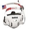 Riddell SpeedFlex Hard Cup Cam-Loc Chinstrap + US Flag Helmet Decal (Large, White) - Green Gridiron view 1