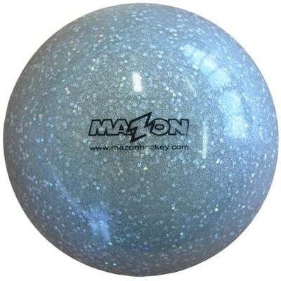 Mazon Glitter Field Hockey Ball (1 Ball, Glitter Silver)