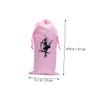 FONDOTIN 2pcs Drawstring Dance Shoe Storage Bag The Tote Bag Organizer Satin Pink Pointed Shoes Pouches Shoes Storage Pouches Dance Shoes Bags Washable Drawstring Bag X27 Shoe Bags view 2