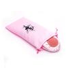 FONDOTIN 2pcs Drawstring Dance Shoe Storage Bag The Tote Bag Organizer Satin Pink Pointed Shoes Pouches Shoes Storage Pouches Dance Shoes Bags Washable Drawstring Bag X27 Shoe Bags view 3