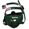 Riddell SpeedFlex Hard Cup Cam-Loc Chinstrap + US Flag Helmet Decal (Large, Forest/Dark Green) - Green Gridiron view 1