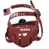 Riddell SpeedFlex Hard Cup Cam-Loc Chinstrap + US Flag Helmet Decal (Small, Cardinal) - Green Gridiron view 1