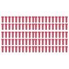 Spoke Cover Nipple, 54g Sturdy Durable 14x6mm Aluminum Alloy Bicycle Spoke Cap, 100Pcs Resistance Rust Proof for Cycling Accessory Bike Spokes (Red) view 1