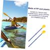 1 Pair Detachable Kayak Paddles Lightweight Portable Plastic for Kayaking and Canoeing Ideal for Adults and Inflatable Boats Water Sports Accessory view 3