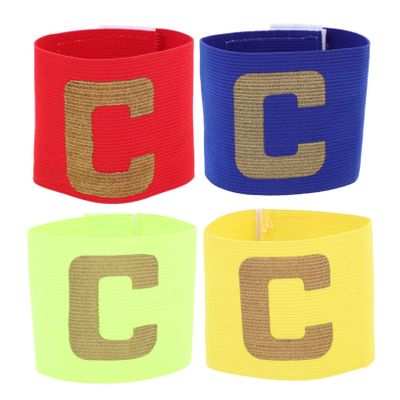 CORHAD Nylon Material Captains Armband Bright Color Design for Soccer Basketball Boys and Girls Adults