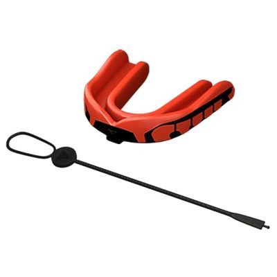 Velocity Champion Adult Mouthguard, 1 Pack, Black & Orange - for Ages 18 and Up - Ideal for Lacrosse, Football, Hockey, Basketball, Soccer, Boxing, Martial Arts, Field Hockey, and More