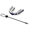 Velocity Champion Youth Mouthguard, 1 Pack, Purple & White - for Ages 11 to 18 - Ideal for Lacrosse, Football, Hockey, Basketball, Soccer, Boxing, Martial Arts, Field Hockey, and More view 1