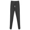 Rswnyirn Women's Glossy Hollow Out Pantyhose High Waist Oily Shiny Spandex Tights Leggings Pants Black XX-Large view 1