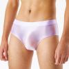 Miutii Men's Glossy Thongs Gay Sissy Panties Satin Glitter Mini Tangas Underwear Bikini Lingerie Purple X-Large view 2