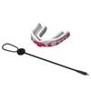 Velocity Champion Junior Mouthguard, 1 Pack, Pink & White Bubble Gum - for Ages 5 to 10 - Ideal for Lacrosse, Football, Hockey, Basketball, Soccer, Boxing, Martial Arts, Field Hockey, and More view 1