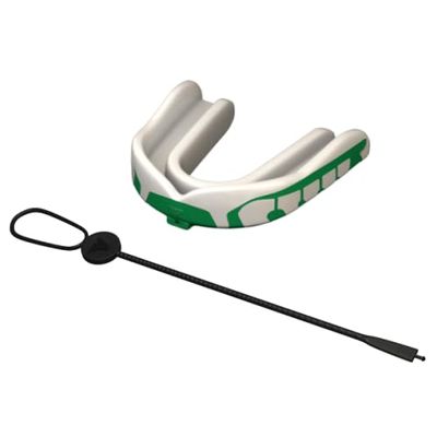 Velocity Champion Adult Mouthguard, 1 Pack, Lime & White - for Ages 18 and Up - Ideal for Lacrosse, Football, Hockey, Basketball, Soccer, Boxing, Martial Arts, Field Hockey, and More