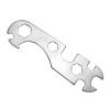 IOOOFU Multi-Hole Bicycle Cycle Mountain Bike Wrench Multifunctional Hexagon Wrench MultiHole Flat Wrench Spanner Tool Metal view 1