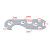 IOOOFU Multi-Hole Bicycle Cycle Mountain Bike Wrench Multifunctional Hexagon Wrench MultiHole Flat Wrench Spanner Tool Metal view 4