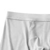 Men's Athletic Solid Color Traceless Trunks Modal Breathable Underwear Classic Hip U Convex Pouch Boxer Brief (Gray 3PC,X-Large) view 2