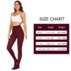 HeyUU Women's 80 Denier Semi Opaque Tights High Waist Soft Solid Color Pantyhose (Burgundy, Large-X-Large) view 3