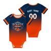 Denver Custom Newborn Clothes,Baby Gradient Short Sleeve Clothes,Personalized Name Number for Fans Newborn & Infants Gifts 3M-2T view 1